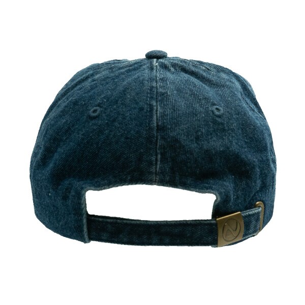 USA Embroidered Denim Adjustable Cap deep blue